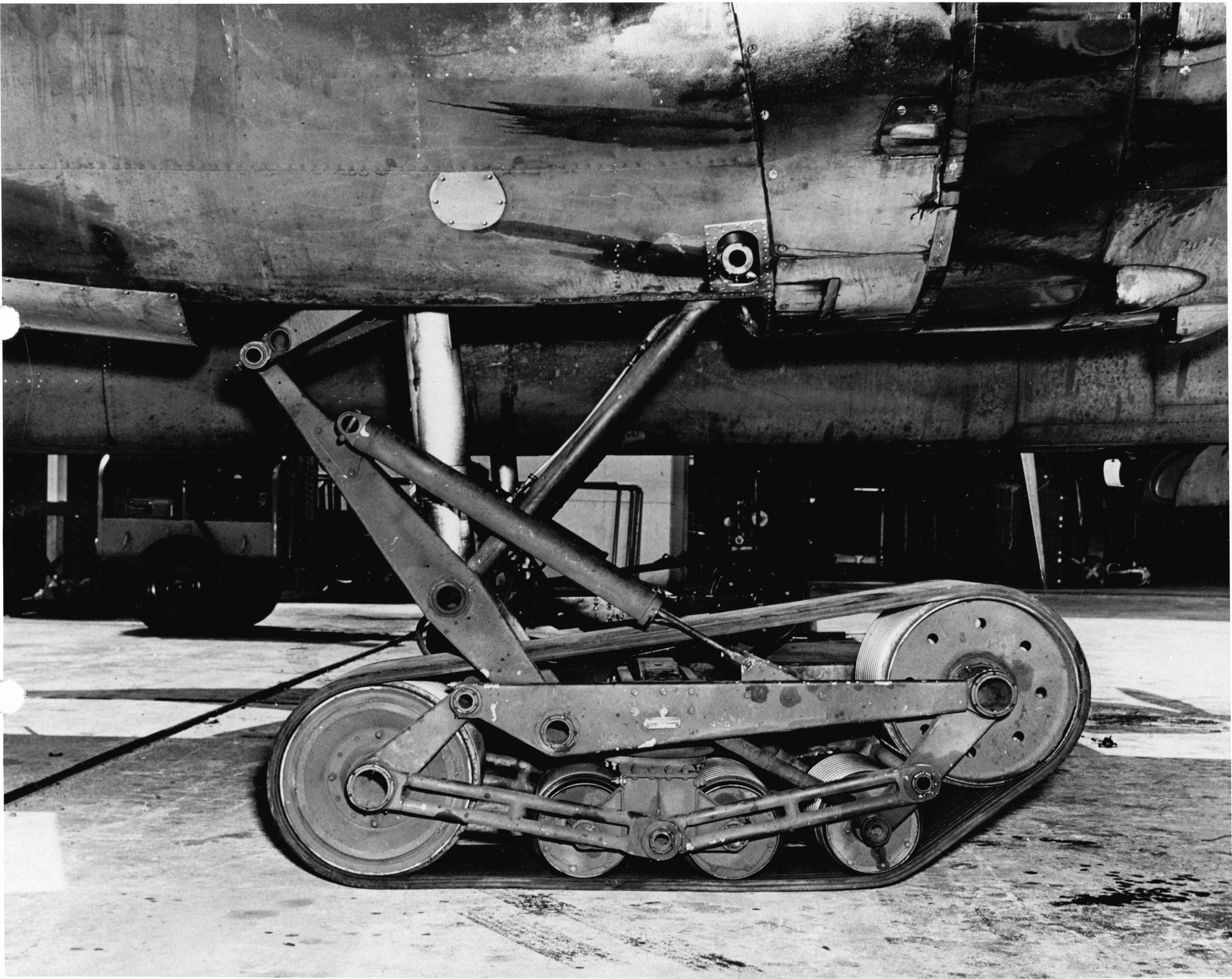 Douglas A-20 with Track Landing Gear